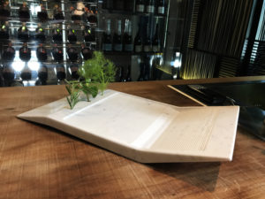 materia materiae luxury interior design Turella Nico Celidoni progetto video ristorante piatto marmo carrara food concept michelin stars cous cous